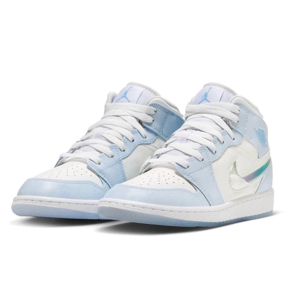 Baby blue girl best sale jordans