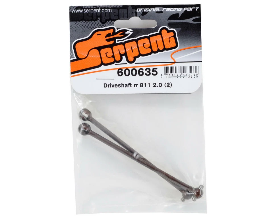 Serpent 811 2.0 Rear Driveshaft Set (2) [SER600635] - Image 2 of 2