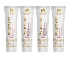 4 Pc X 75 gms Maharishi Ayurveda Ayurdent Classic Herbal Toothpaste