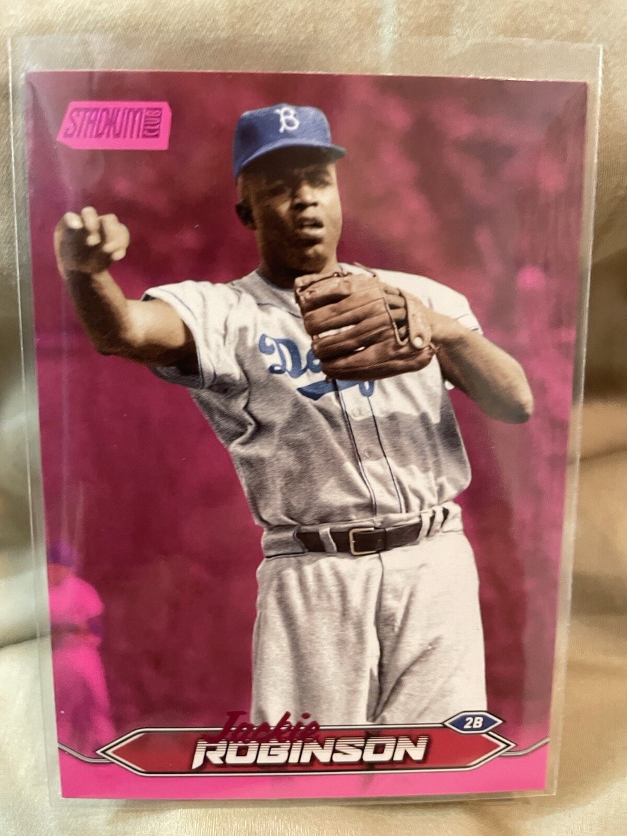 その他 MLB TOPPS Dodgers JACKIE ROBINSON Jackie Robinson 2024 Stadium Club Pink Brooklyn Dodgers #28