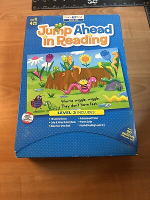 New Learn To Read Book Box ''Jump Ahead In Reading  Grade K 2014 Ages 4+