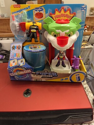 Imaginext DC Super Friends Batman Toy the Joker Funhouse Playset Color  Change