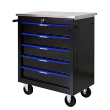 Tool Cart 5 Drawers Rolling Tool Chest Garage Storage Cabinet Tool Box w/ Wheels