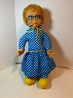 Vintage 1967 Mattel Family Affairs Mrs Beasley Doll for Kids with Glasses Works