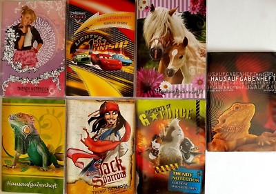 Hausaufgabenheft Schule Disney Cars Hannah Montana Pferde Reptilien 44 Wochen 