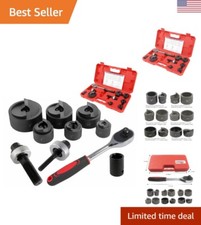 Ratchet Knockout Hole Punch Driver Kits 1/2 to 2 inch SLUG-BUSTER KNOCKOUT El...