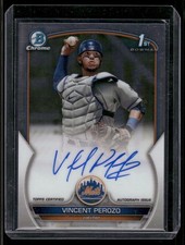 2023 Bowman Chrome - Prospect Autographs Vincent Perozo Auto RC Card #CPA-VP