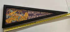 Ringling Bros and Barnum & Bailey Circus vintage antique framed pennant