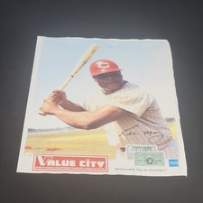 Lee May Autographed 8.5x11 Photo 1967 National League Rookie Cincinnati Reds MLB