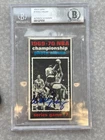 1970-71 1970 Topps Walt Frazier Championship Game 1 signed BAS card Auto