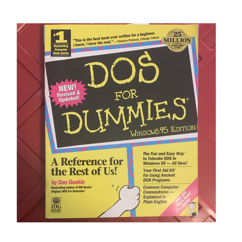 IDG Books DOS For Dummies Windows 95 Edition Manual English