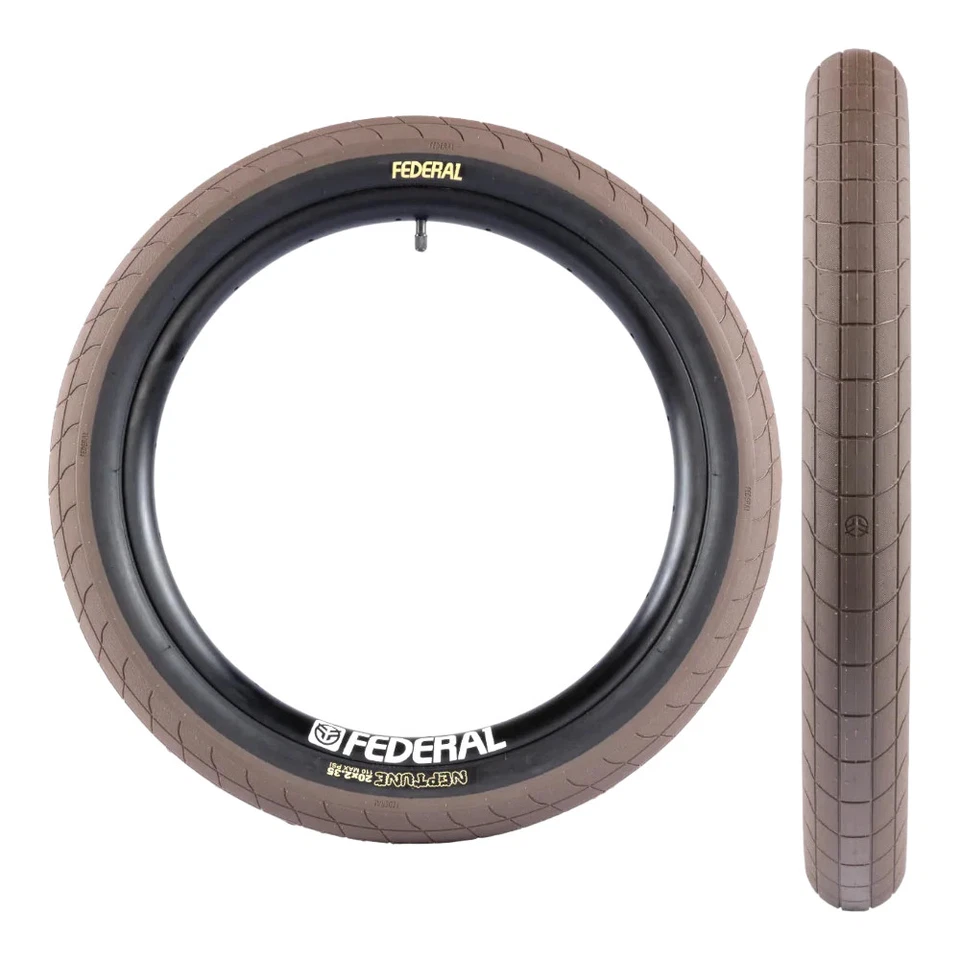 Federal NEPTUNE BMX Reifen braun / schwarz 20 x 2.35 Zoll Street 110psi