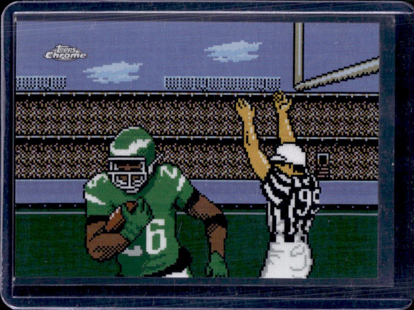 2025 Topps Chrome Saquon Barkley Tecmo Bowl SSP #TECMO-22 Eagles