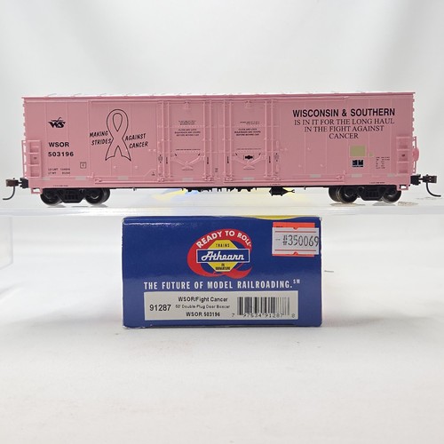 Coche de carga Athearn 91287 HO Wisconsin Southern WSOR 503196 Cancer puerta de doble enchufe | Zustand: New