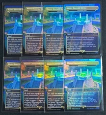 Magic the Gathering MTG Sonic Secret Lair Master Emerald Shrine Rainbow Foil SP