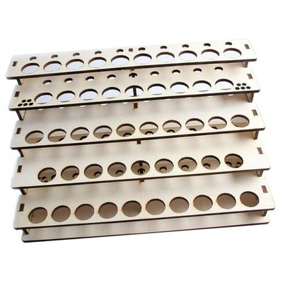 Holz Pigment Farbe Flasche Pinsel Aufbewahrung Halter Modell Box