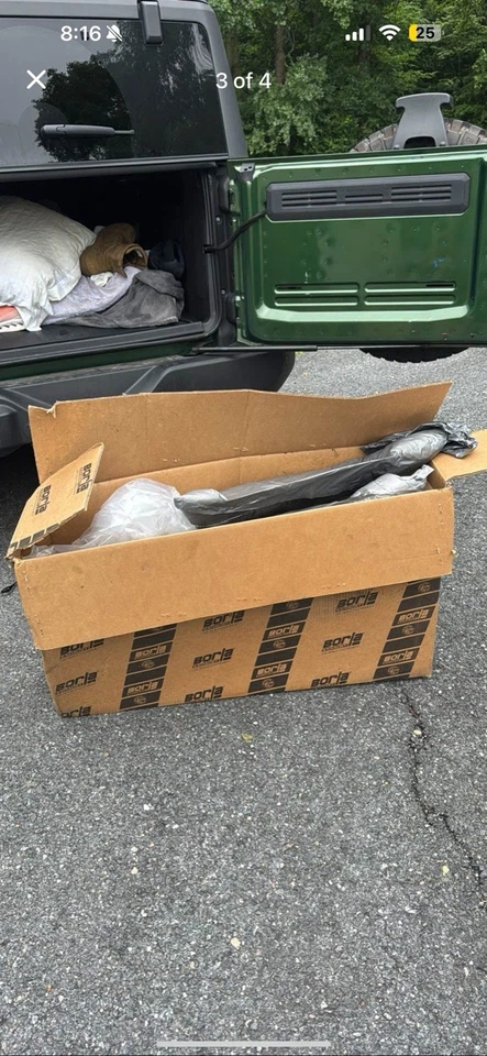 Escape trasero para Bronco 2021-2023 2,7 L V6 4x4 Borla Touring CAT recubierto de negro Foto 3 de 3