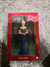 Carlton Cards Princess Diana of Wales Timeless Beauty Christmas Ornament 1998