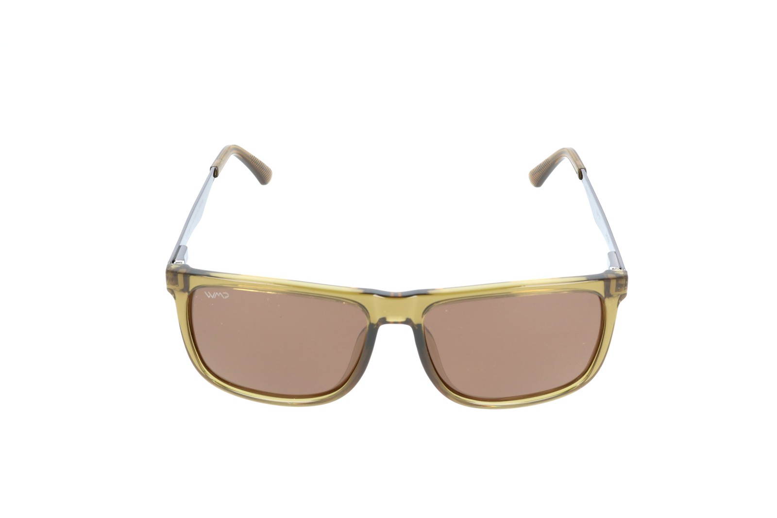 WMP Jacob Green Rectangle Polarized Sunglasses 56-17-148 GRNBRW