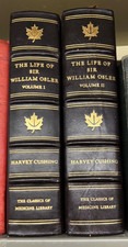 Life of William Osler Vol I & 2 Harvey Cushing Leather Classics of Medicine HC