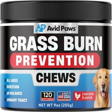 Dog Urine Neutralizer for Lawn - Green Grass Chews to Help Prevent Burn...