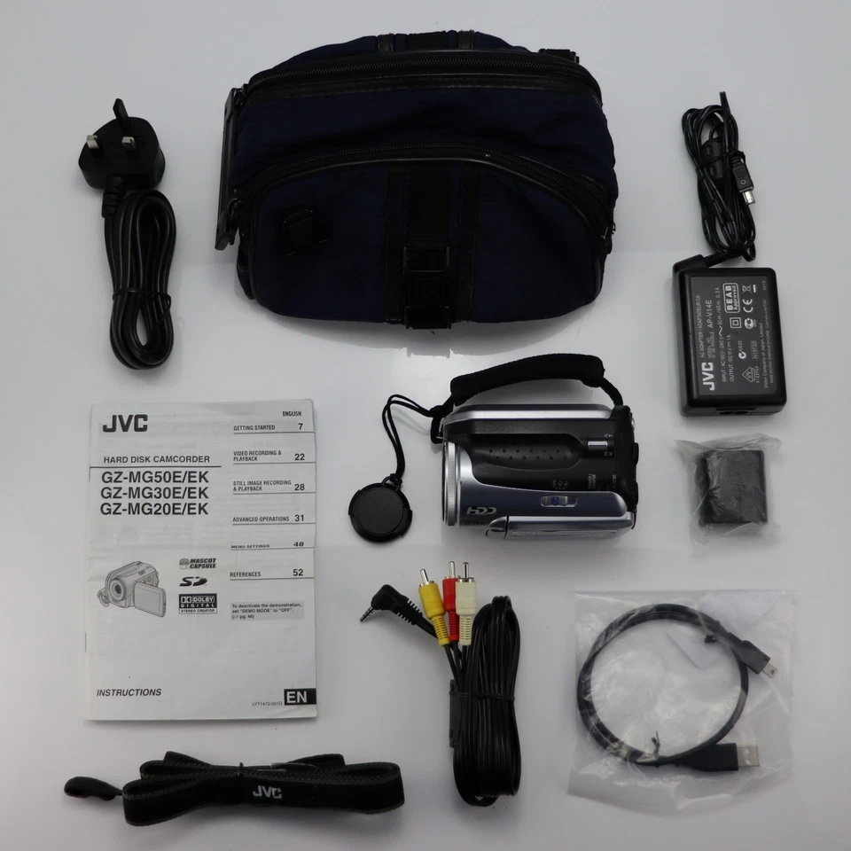 JVC EVERIO GZ-MG20EK CAMCORDER HDD 20GB HARD DISC DRIVE DIGITAL VIDEO CAMERA - Image 3 of 4