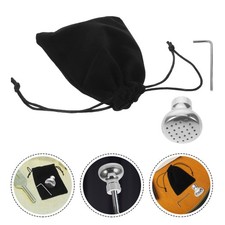 1 Set Reusable Metal Tuning Fork Holder Accessory with Multi-Hole Feet for Music