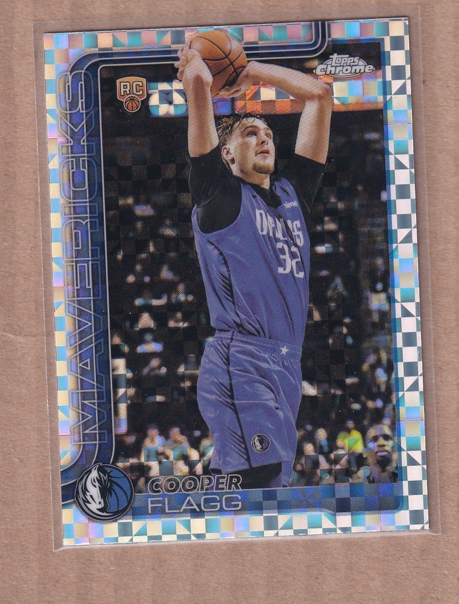 2025 Topps Chrome Cooper Flagg RC Xfractor #251 Mavericks