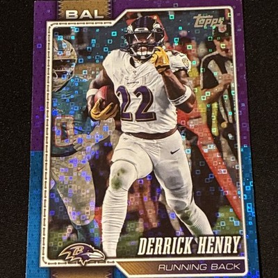 Topps 2026 Flagship Derrick Henry Exclusive Blue/Purple Exclusive 078/250 Ravens