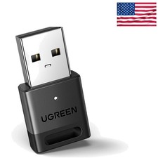 USB Bluetooth 5.3 Adapter for PC - Plug Play, Connect 5 Devices Simultaneously
