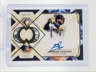 JACKSON CHOURIO 2025 TOPPS DIAMOND ICONS GAME-USED PATCH AUTO /25 Q4632