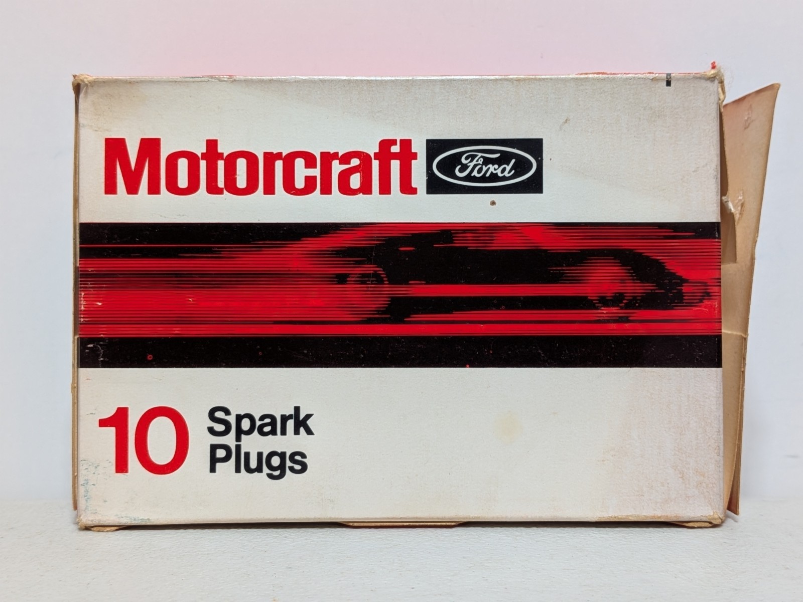 Vtg Motorcraft Ford Spark Plugs ARF42 - Pack of 10 - New Old Stock Sealed