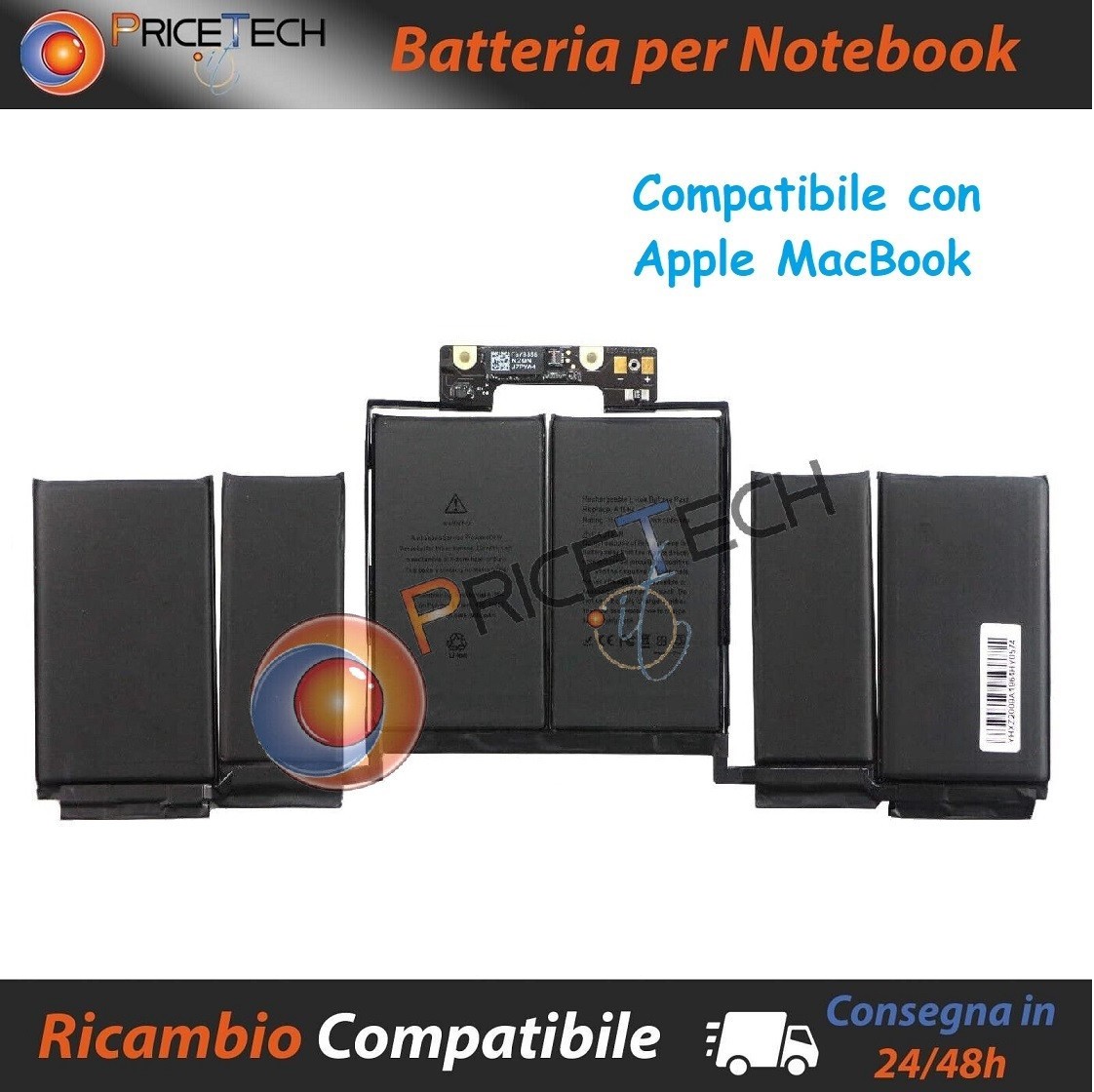 Batteria per MacBook Pro 13 A1964 A1989 A2251 2018 2019 2020 EMC3214