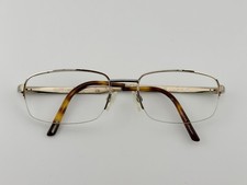 Jaguar 39317 Gold/Ruthenium Rectangular Metal Eyeglass 58-19-145 - FRAME ONLY