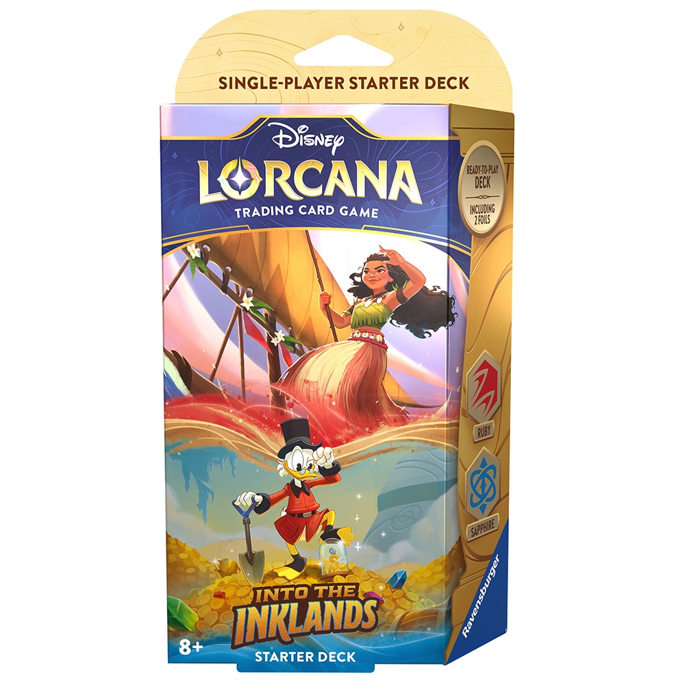Disney Lorcana TCG. Into The Inklands. Starter Deck. Moana, Motunui, Agrabah,etc - Image 3