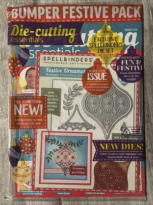Die-Cutting Essentials magazine Issue 134 2025 Bumper Festive pack