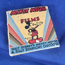Vintage Disney Mickey  s Bad Dream 8mm Film Reel Cine Art Mickey Mouse Cartoon