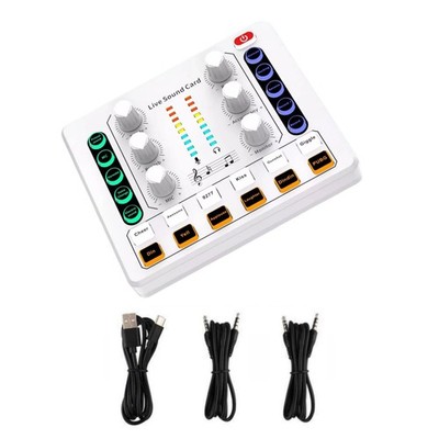 M8 Sound Card Body Professional Audio Equipment Optimized for Live Streaming