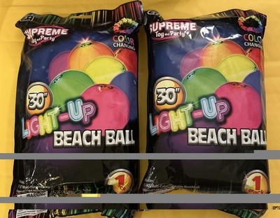 Supreme Toy And Party Light Up 30   Beach Ball   Factory Sealed