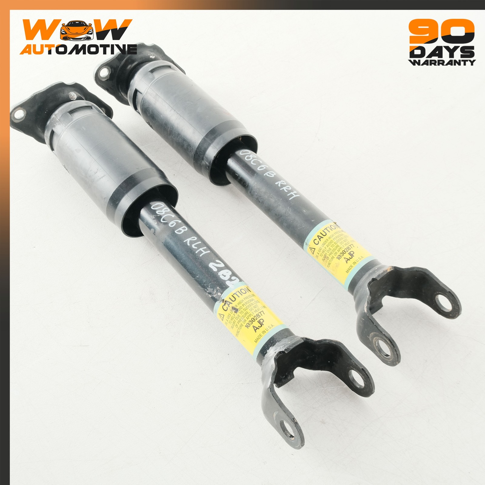 05-13 CHEVROLET CORVETTE C6 REAR  RIGHT LEFT SHOCK ABSORBER ASSEMBLY SET OEM