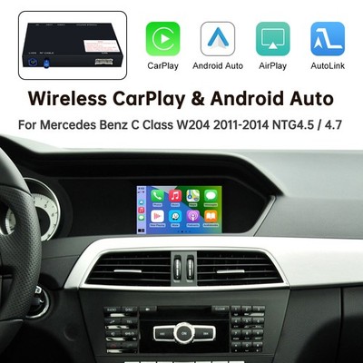Wireless CarPlay Android Auto Interface für Mercedes Benz C class W204 11-2014