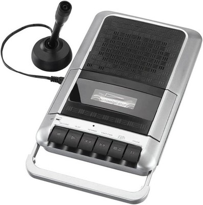 PROSCAN Cassette Player & Recorder with Microphone, Headphone Jack, Aux in