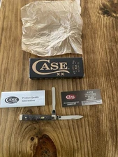 Case XX BLACK CURLY OAK WOOD SMOOTH BABY DOC 7282SP SS Vault Pattern End Of 2025