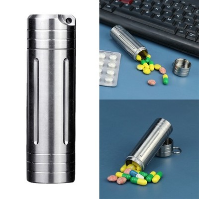 Mini Sealing Watertight Pills Container Bottle Can Tank Can