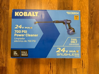 #ad New Kobalt 24V Max 700 PSI Brushless Cordless Power Cleaner Tool NO BATTERY $83.79