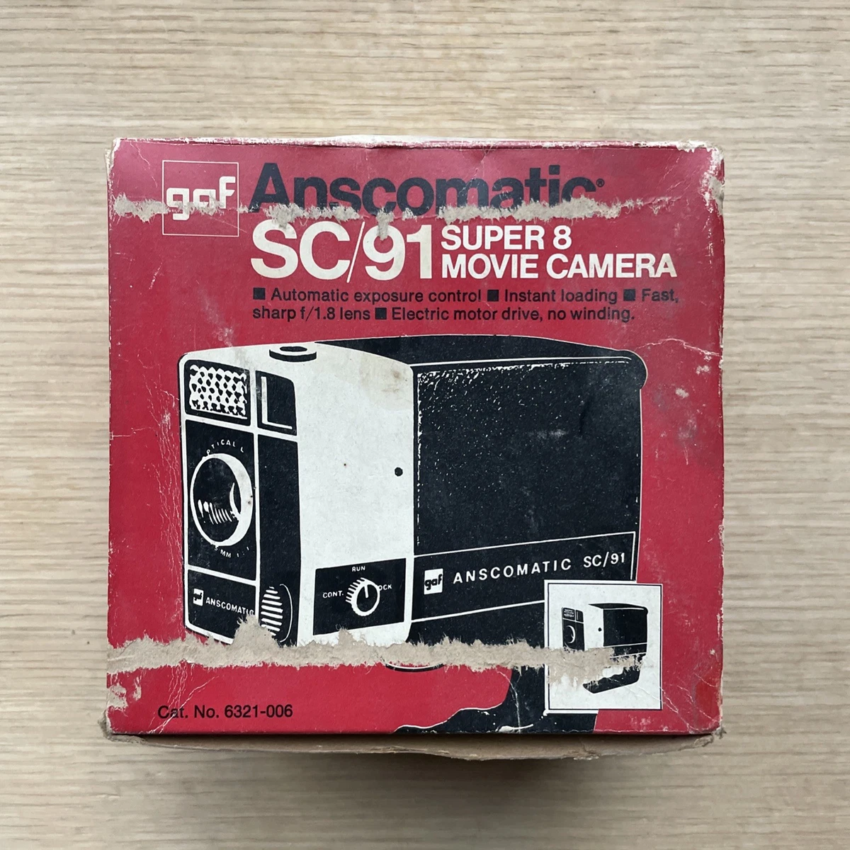 Caméra Super 8 GAF ST/802 vintage. Sortie dans les années 1970. Fonctionnel
