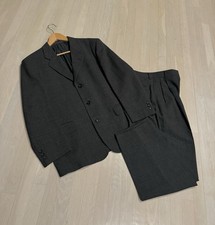 SS1998 Comme Des Gar ons Homme Full Grey Wool Suit Rare Vintage Archive Medium