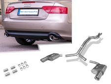 Fox Edelstahl Duplex Racinganlage ab Kat Audi S5 quattro Coupe 4.2l je 100mm