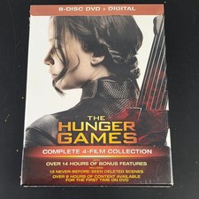 The Hunger Games DVD Complete 4-Film Collection 2012 Jennifer Lawrence 8-Disc