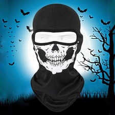 Ghost Skull Mask Full Face Unisex Balaclava for War Game Sport Halloween Cosplay